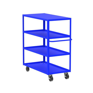 Valley Craft 4-Shelf Utility Cart - Flat Top 48